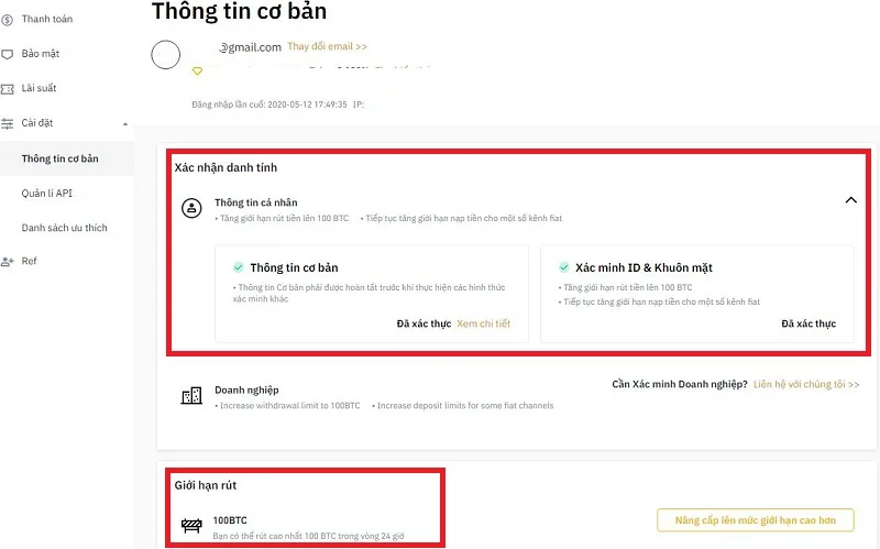 Sàn giao dịch tiền mã hóa Binance và Những điều cơ bản bạn cần phải biết 4 xac-minh-danh-tinh-tren-binance