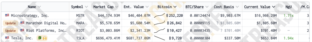 Bitcoin-Treasuries