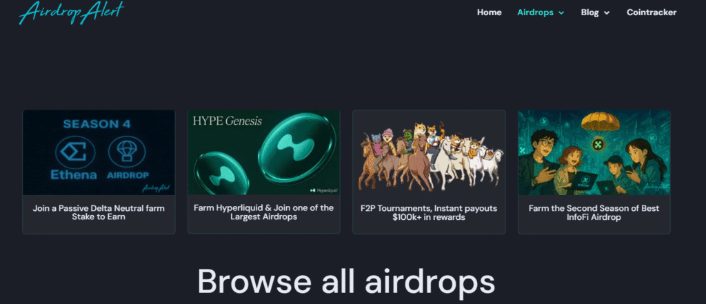 Top 12 website và tool phục vụ quá trình săn airdrop tiền mã hóa 2025 2 airdrop-2